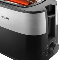 Toster Philips Daily Collection HD2517/90, 830 W, czarny