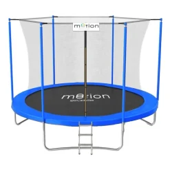 Trampolina Jumi Motion 8FT, 244 cm, z siatką wewnętrzną, niebieska