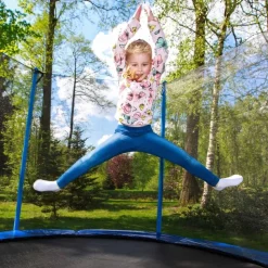 Trampolina Jumi Motion 8FT, 244 cm, z siatką wewnętrzną, niebieska