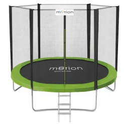 Trampolina Jumi Motion 10FT, 305 cm, z drabinką, zielona