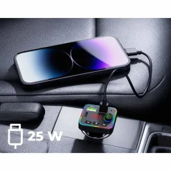 Transmiter FM Tracer SoundCast, Bluetooth 5.3