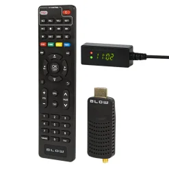 Tuner DVB-T2 BLOW 7000FHD mini, z pilotem