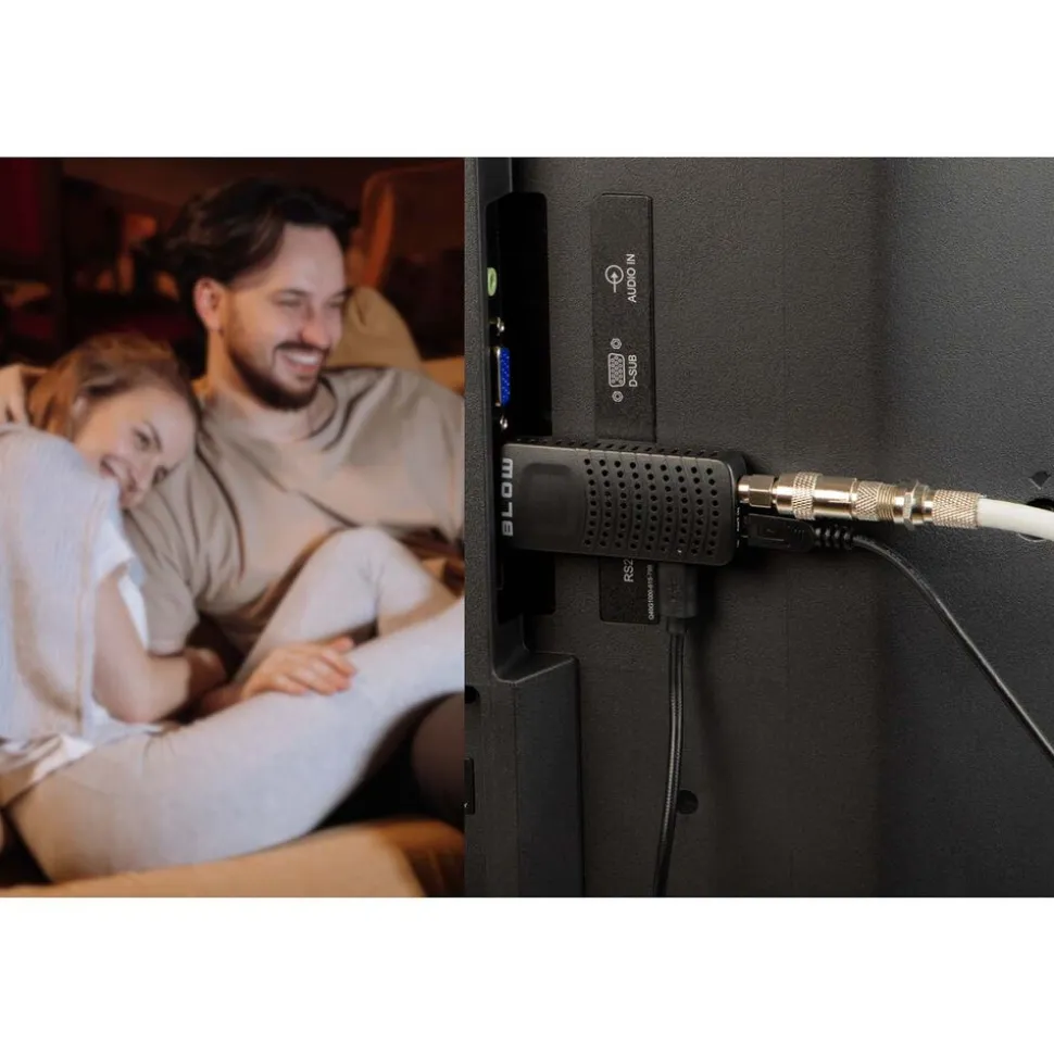 Tuner DVB-T2 BLOW 7000FHD mini, z pilotem