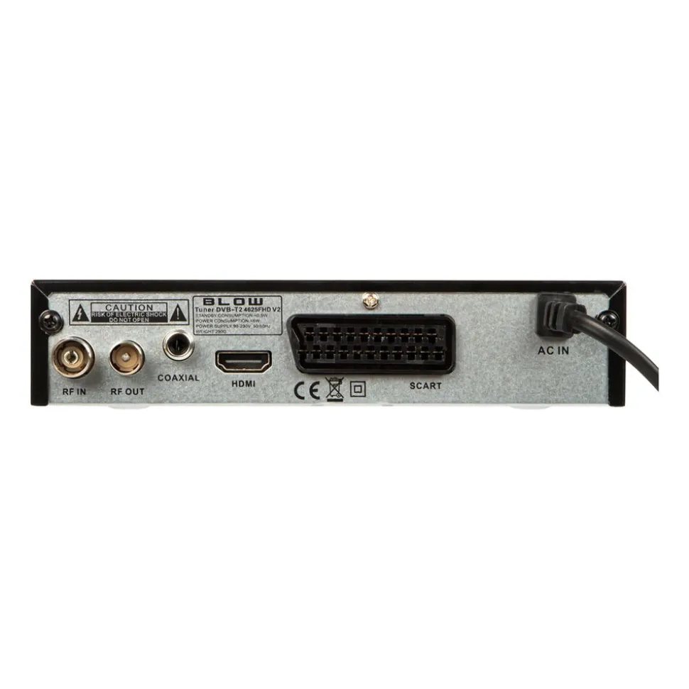 Tuner DVB-T2 BLOW 4625FHD, z pilotem