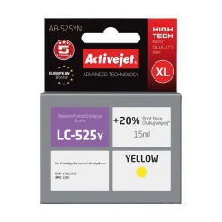 Tusz do drukarki atramentowej AB-525YN, pojemność 15 ml, żółty