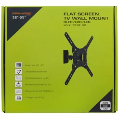 Uchwyt ścienny do telewizora Arkas LCY155T CZ, 32”-55”, czarny