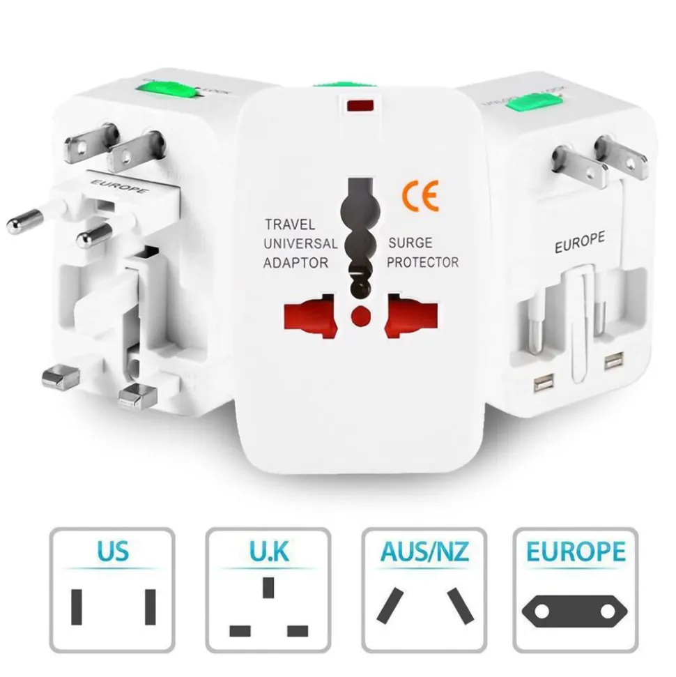 Uniwersalny adapter turystyczny Blaupunkt, do 150 krajów