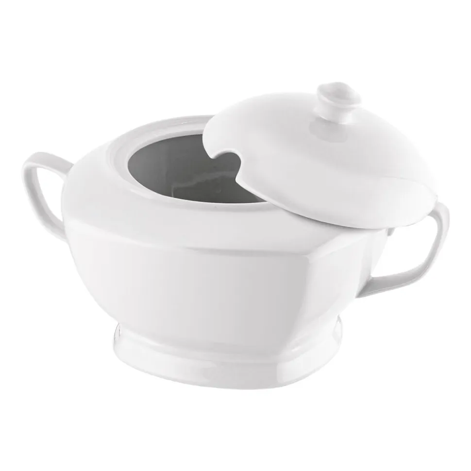 Waza do zupy z porcelany Tadar, 2,5 l, biała