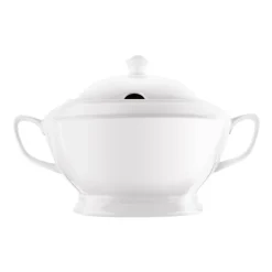 Waza do zupy z porcelany Tadar, 2,5 l, biała