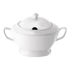 Waza do zupy z porcelany Tadar, 2,5 l, biała