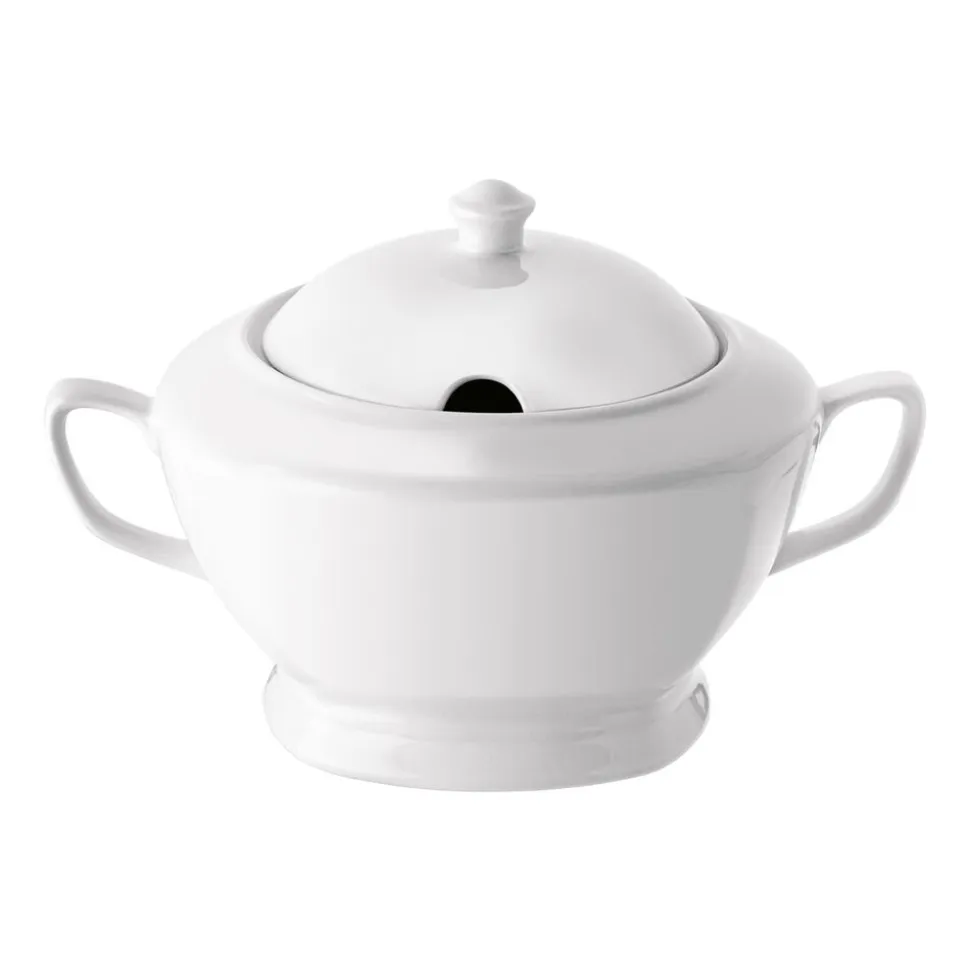 Waza do zupy z porcelany Tadar, 2,5 l, biała