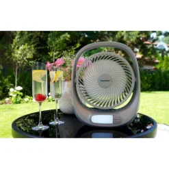 Wentylator przenośny akumulatorowy Blaupunkt APF301, lampa LED