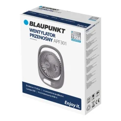 Wentylator przenośny akumulatorowy Blaupunkt APF301, lampa LED
