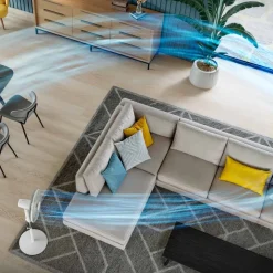 Wentylator stojący Philips 1000 CX1220/00, 3 tryby prędkości, biały