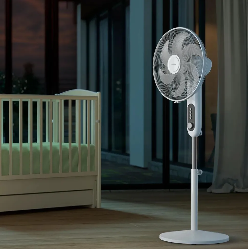 Wentylator stojący Philips 1000 CX1220/00, 3 tryby prędkości, biały