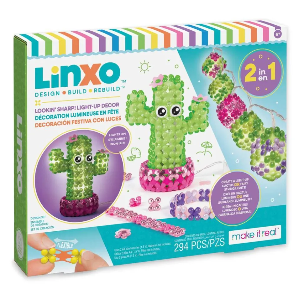 Świecący kaktus Make It Real LinXo