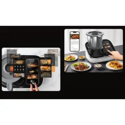 Wielofunkcyjny robot kuchenny Tilswall Home, 1200 W, 21 funkcji, biały