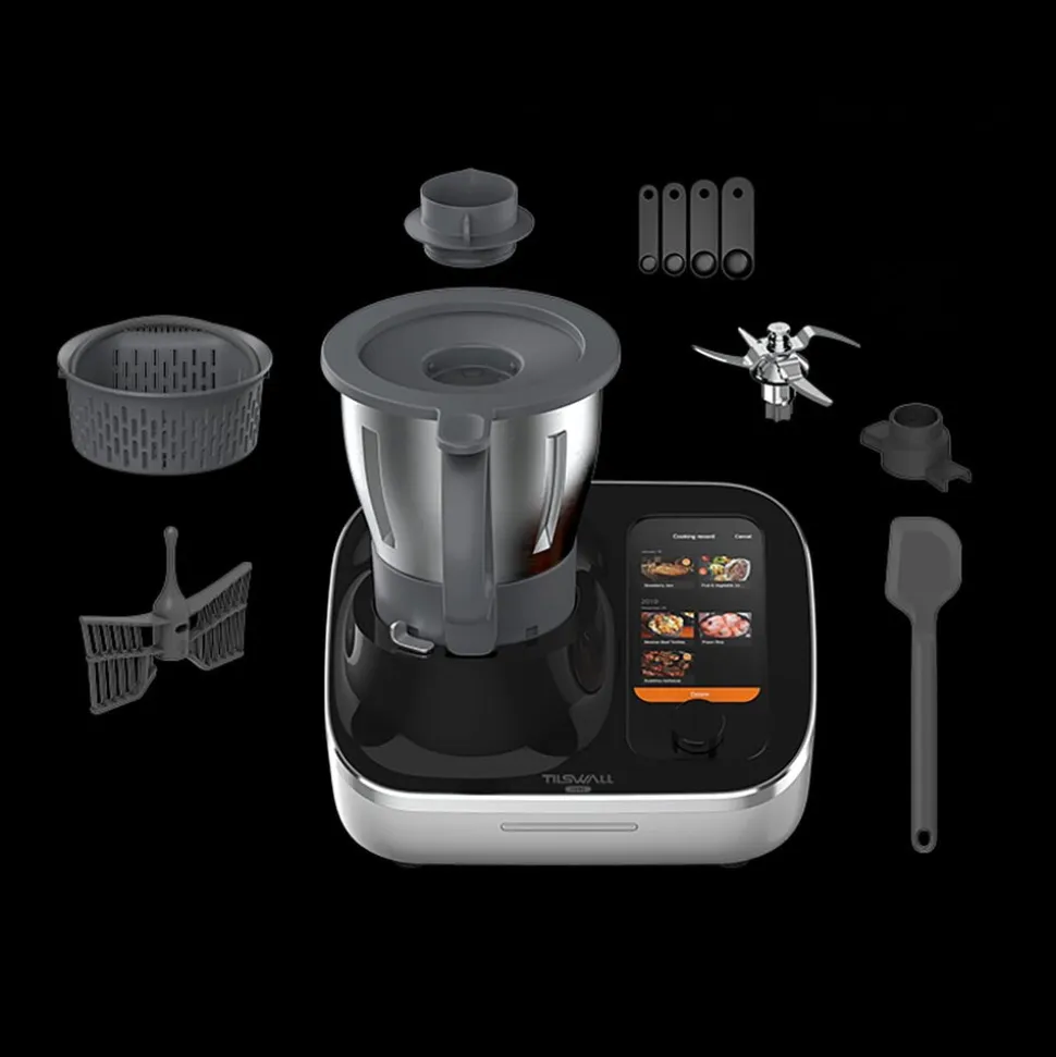 Wielofunkcyjny robot kuchenny Tilswall Home, 1200 W, 21 funkcji, biały