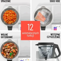 Wielofunkcyjny robot Taurus MyCook Next, 2000 W, sterowanie głosowe