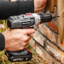 Wiertarko-wkrętarka Graphite Energy+ 18 V, 2 Ah, z walizką