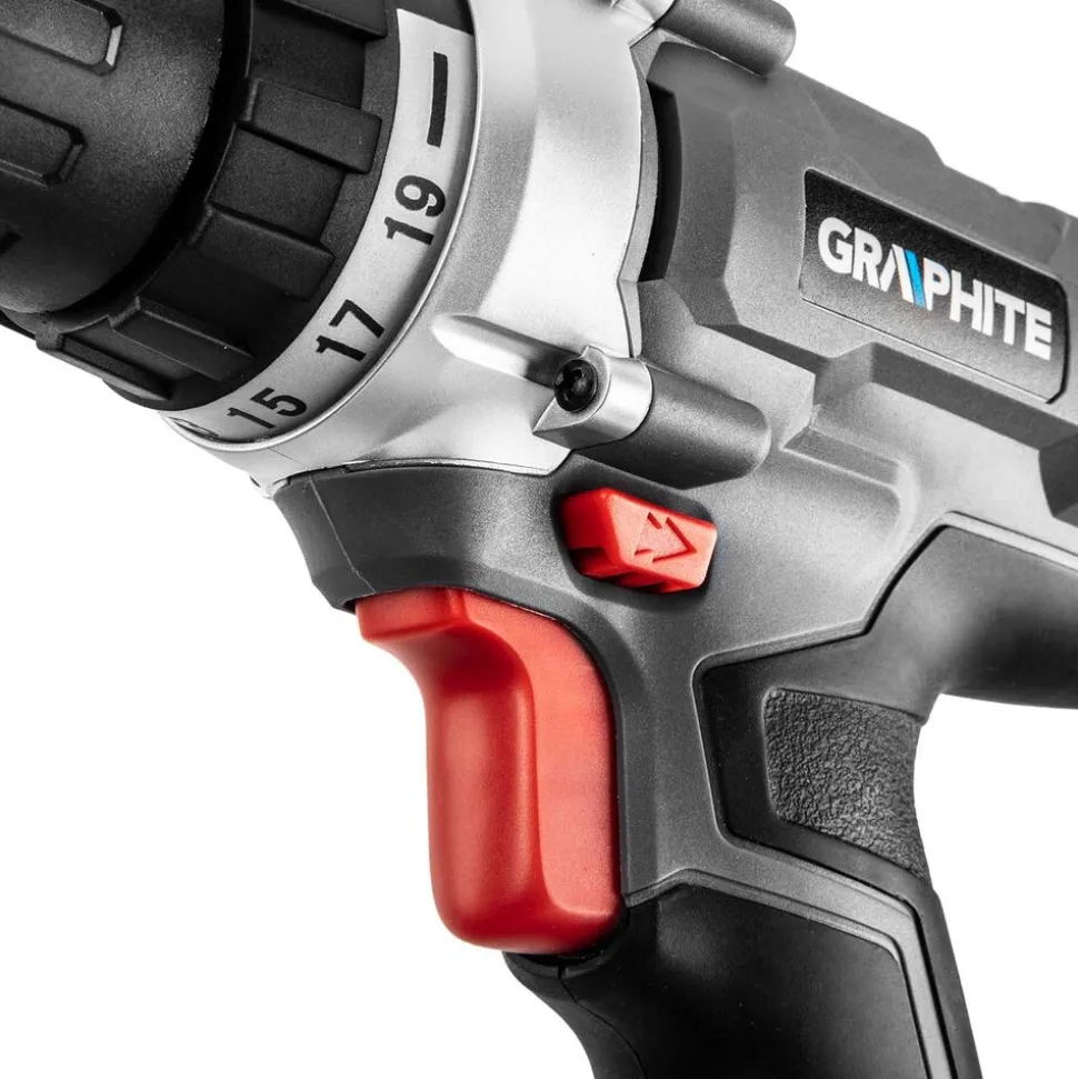 Wiertarko-wkrętarka Graphite Energy+ 18 V, 2 Ah, z walizką