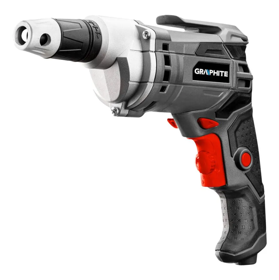 Wiertarko-wkrętarka sieciowa Graphite, 520 W, z walizką