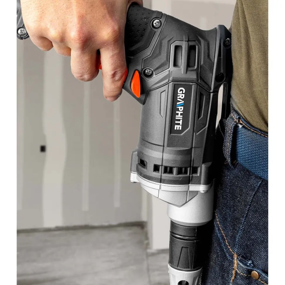 Wiertarko-wkrętarka sieciowa Graphite, 520 W, z walizką