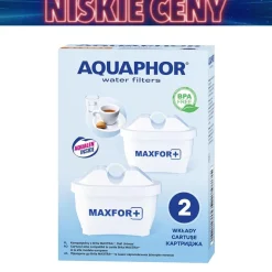 Wkład filtrujący Aquaphor Maxfor+, do dzbanka filtrującego, 2 sztuki