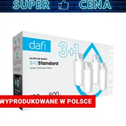 Wkład filtrujący do dzbanka Dafi, 4 x wkład Standard Classic