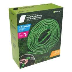 Wąż ogrodowy Tracer TPE, 10-30 m, ze zraszaczem