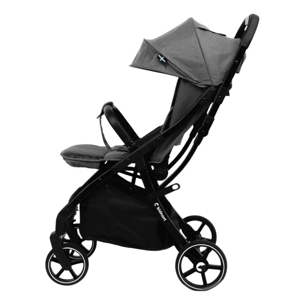Wózek spacerowy Kidnort Fjällräv, do 22 kg, szary