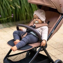 Wózek spacerowy Kidnort Snøugle, składany jedną ręką, beżowy