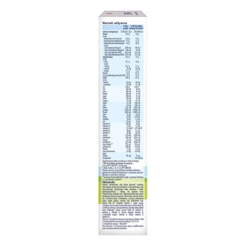 Żywność specjalnego przeznaczenia medycznego HIPP Comfort, 300 g