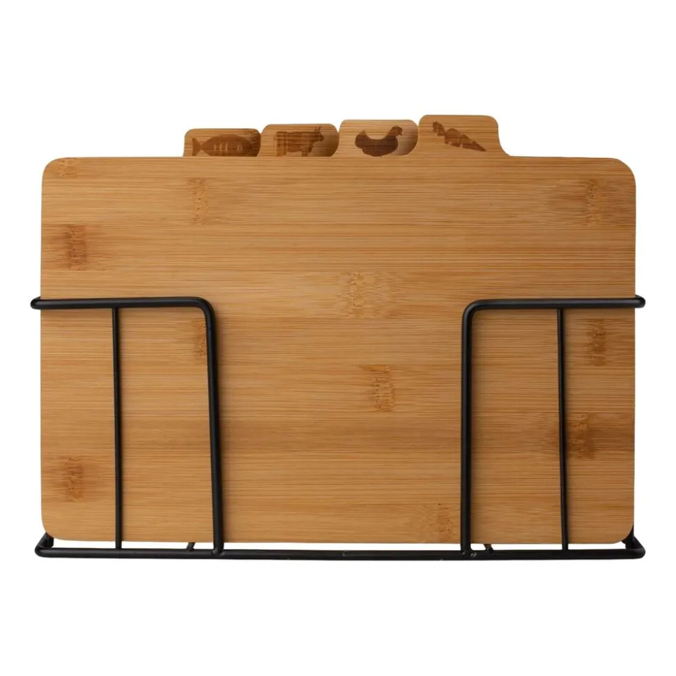 Zestaw 4 desek bambusowych Konighoffer Cedar, ze stojakiem