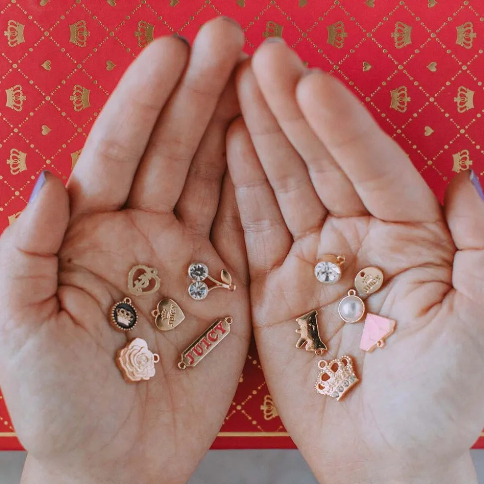 Zestaw do bransoletek Make It Real Juicy Couture Chains & Charms, na 5 bransoletek