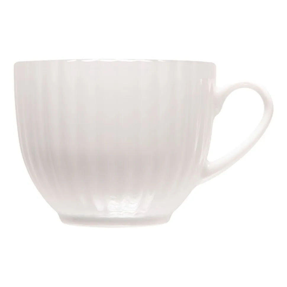 Zestaw do kawy z porcelany Lubiana Daisy, 200 ml, 12 elementów, biały