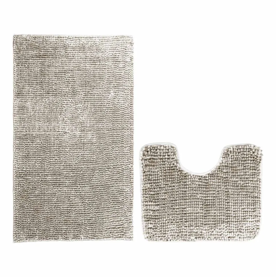 Zestaw dywaników łazienkowych 50 x 80 cm i 40 x 50 cm Restilo Bati, 2 szt., beżowe