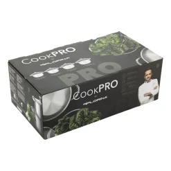 Zestaw garnków Florina CookPro, 8 elementów, stal nierdzewna