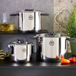 Zestaw garnków MG Home Handy, 6 elementów, stal nierdzewna