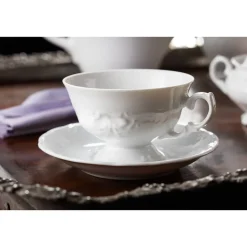 Zestaw kawowy z porcelany Chodzież Fryderyka, 180 ml, 12 elementów