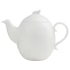 Zestaw kawowy z porcelany na 6 osób Ambition Giro, 17 elementów, biały