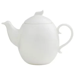 Zestaw kawowy z porcelany na 6 osób Ambition Giro, 17 elementów, biały