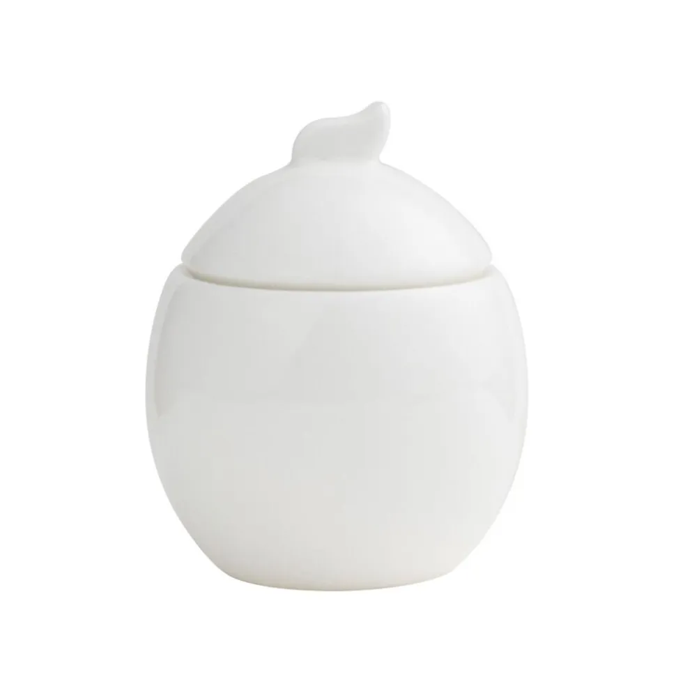 Zestaw kawowy z porcelany na 6 osób Ambition Giro, 17 elementów, biały