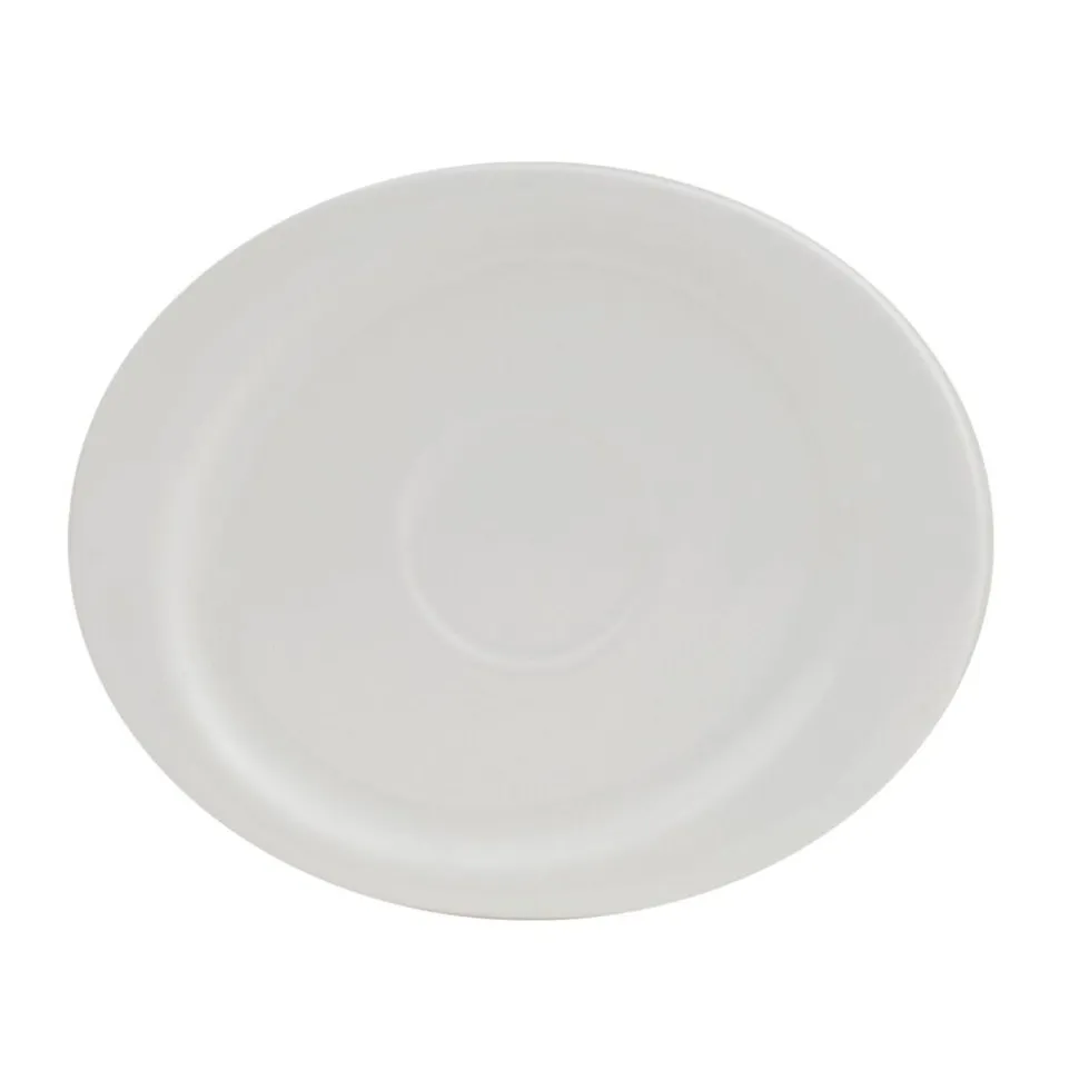 Zestaw kawowy z porcelany na 6 osób Ambition Giro, 17 elementów, biały
