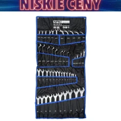 Zestaw kluczy płasko-oczkowych NAC, 47 elementów, w etui