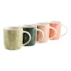Zestaw kubków porcelanowych Allivio, 330 ml, 4 sztuki, gałązki