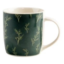 Zestaw kubków porcelanowych Allivio, 330 ml, 4 sztuki, gałązki