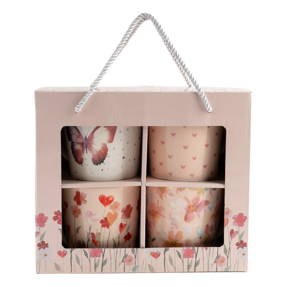 Zestaw kubków porcelanowych Allivio, 500 ml, 4 sztuki