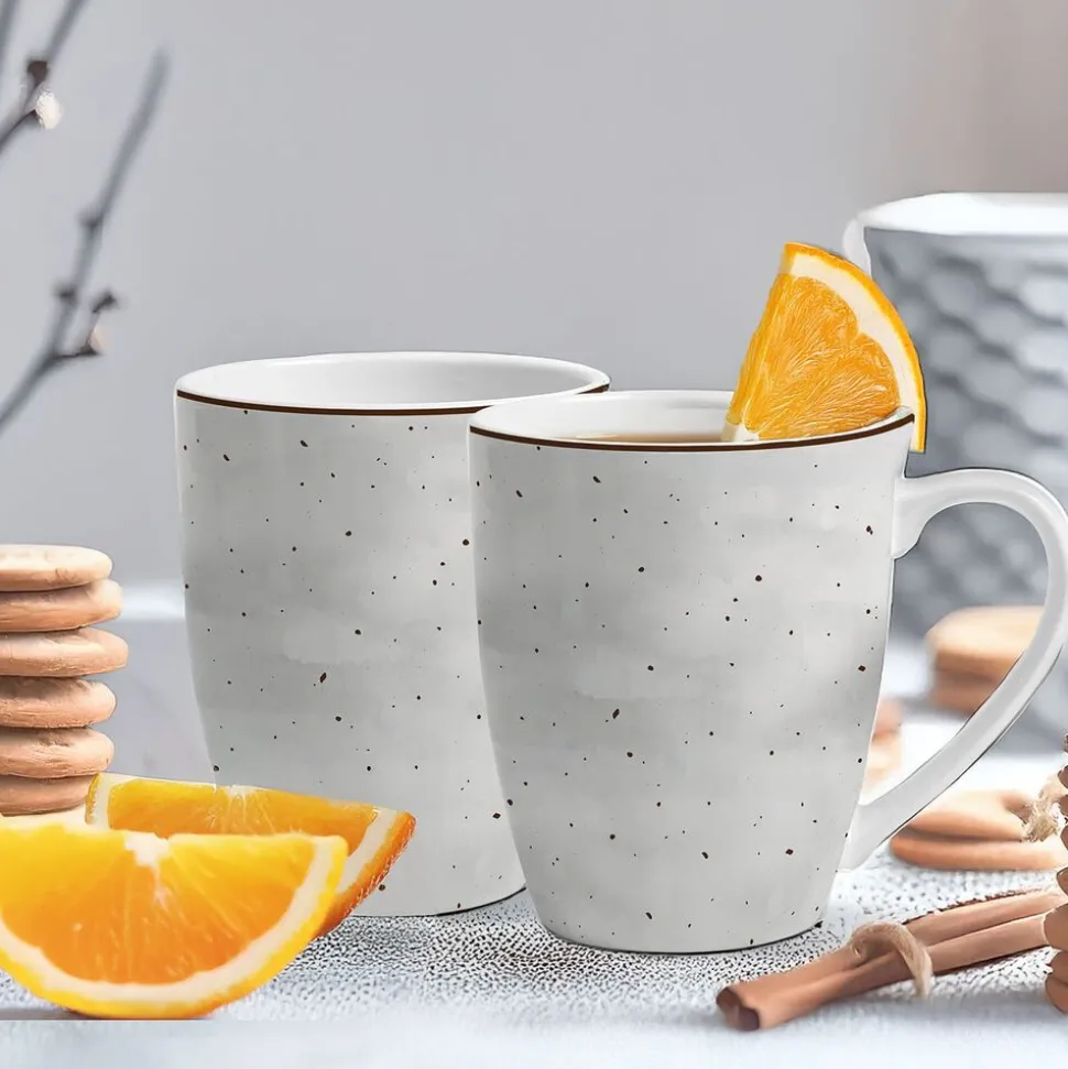 Zestaw kubków porcelanowych MG Home Antico, 360 ml, 6 sztuk