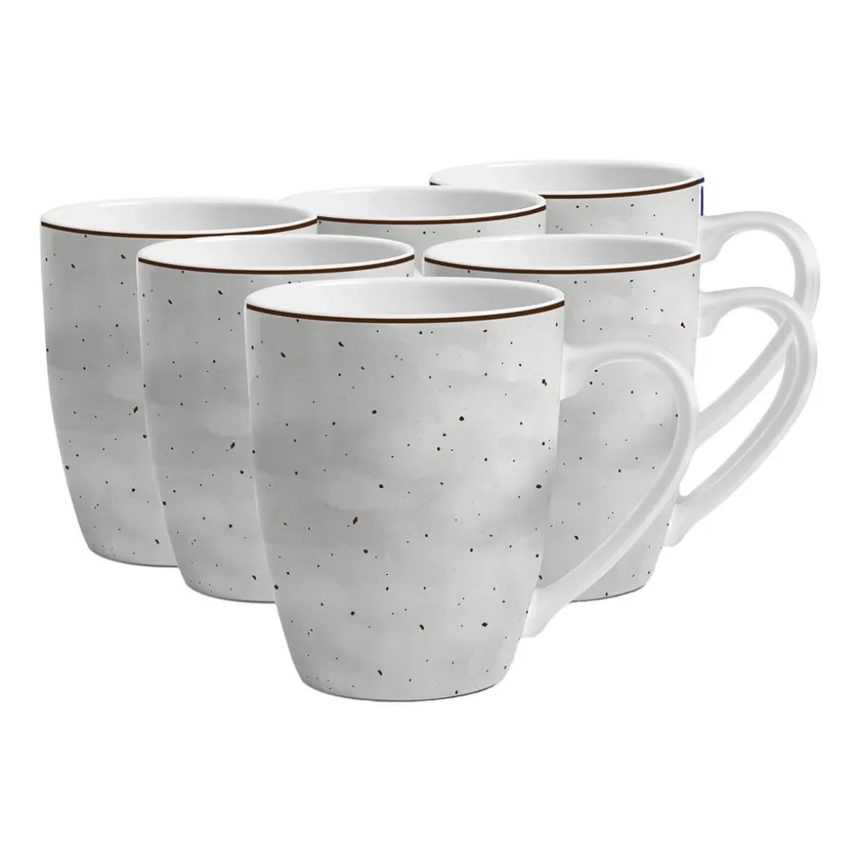 Zestaw kubków porcelanowych MG Home Antico, 360 ml, 6 sztuk